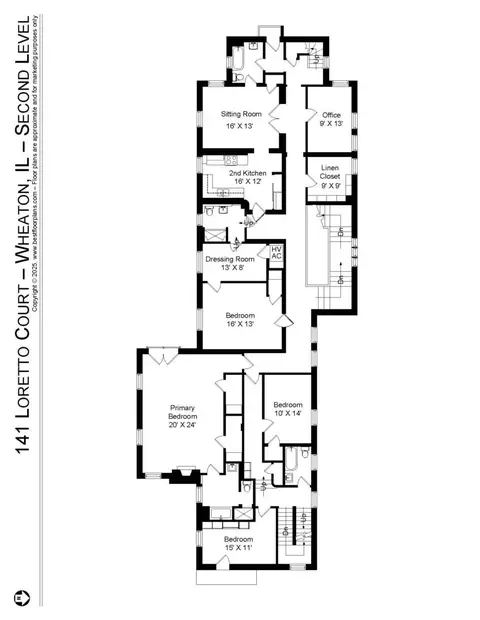 Floorplan - 141 Loretto Ct, Wheaton, IL 60189 photo 2 of 4