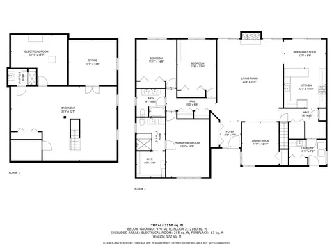 Floorplan - 1421 Chartres Dr, Northbrook, IL 60062 photo 1 of 3