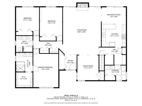 Floorplan - 1421 Chartres Dr, Northbrook, IL 60062 photo 3 of 3