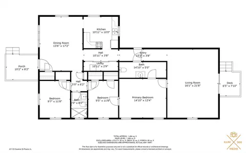 Floorplan - 431 E Chestnut St, Paxton, IL 60957 photo 1 of 1