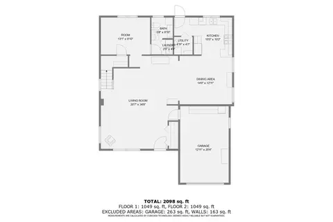 Floorplan - 307 1st St, Wheeling, IL 60090 photo 1 of 3