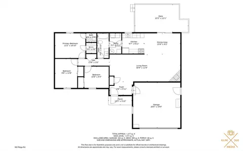 Floorplan - 502 Ridge Rd, Philo, IL 61864 photo 1 of 1