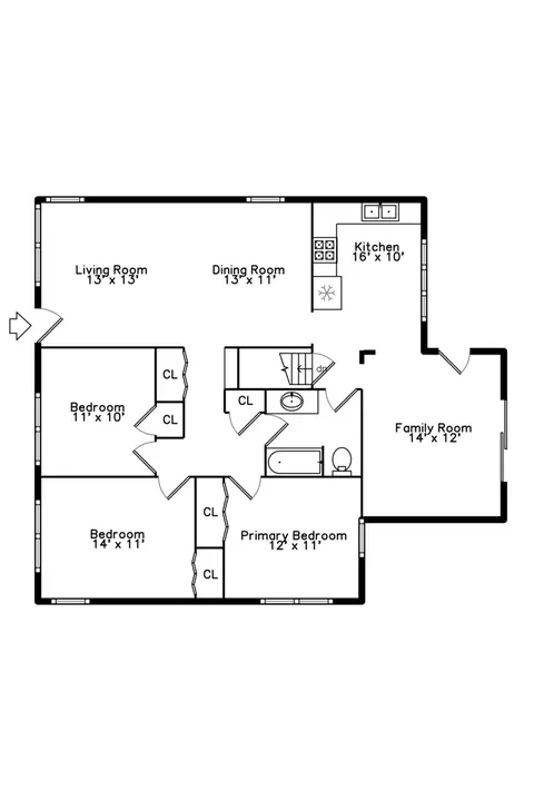 Floorplan - 2009 Dundee Rd, Northbrook, IL 60062 photo 1 of 4