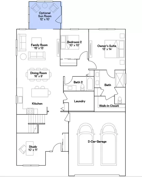 Floorplan - 14905 S Mccarthy Cir, Plainfield, IL 60544 photo 1 of 1