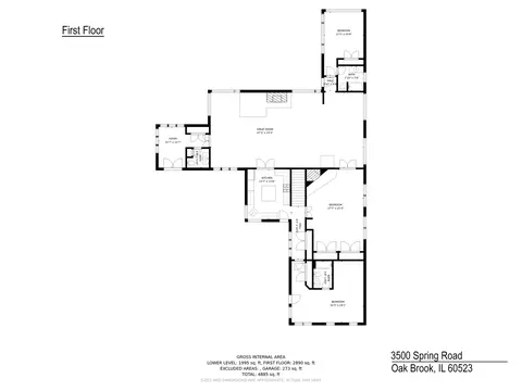 Floorplan - 3500 Spring Rd, Oak Brook, IL 60523 photo 1 of 2