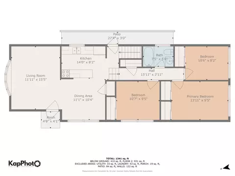 Floorplan - 1313 W 112th St, Chicago, IL 60643 photo 2 of 3