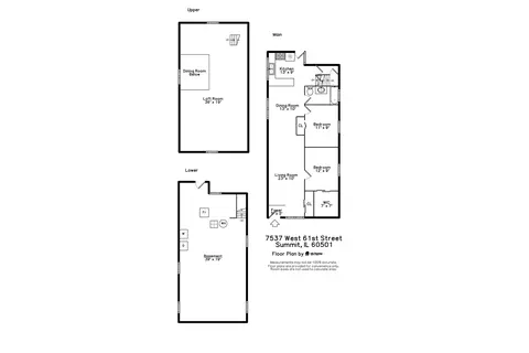 Floorplan - 7537 W 61st St, Summit, IL 60501 photo 1 of 4