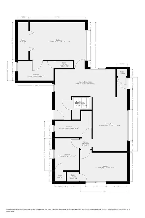 Floorplan - 7510 S Thomas Ave, Bridgeview, IL 60455 photo 1 of 2