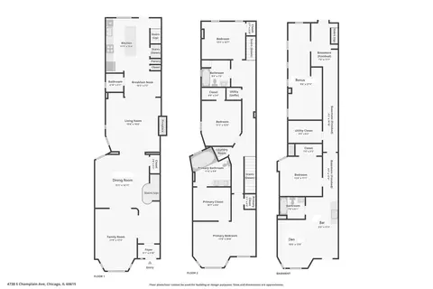 Floorplan - 4738 S Champlain Ave, Chicago, IL 60615 photo 1 of 1