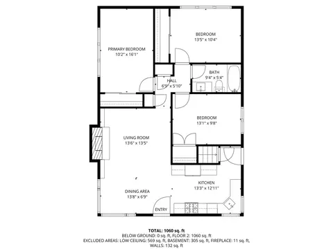 Floorplan - 614 Polo Dr, Wheaton, IL 60187 photo 1 of 3