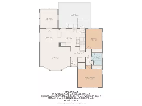 Floorplan - 1726 Dobson St, Evanston, IL 60202 photo 2 of 3