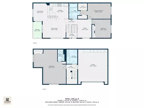 Floorplan - 70 Cherbourg Ct #70, Wheeling, IL 60090 photo 3 of 3