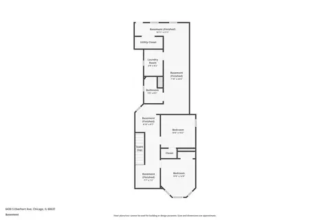 Floorplan - 6430 S Eberhart Ave, Chicago, IL 60637 photo 2 of 3
