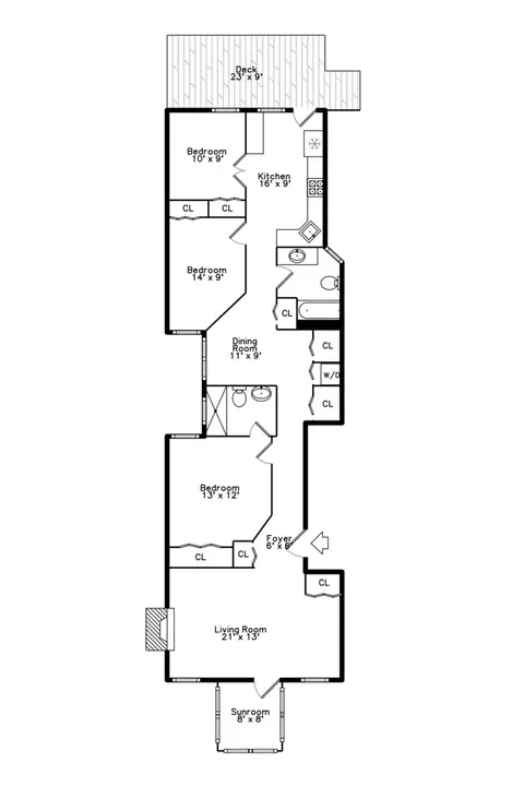 Floorplan - 1509 Maple Ave #3, Evanston, IL 60201 photo 1 of 1
