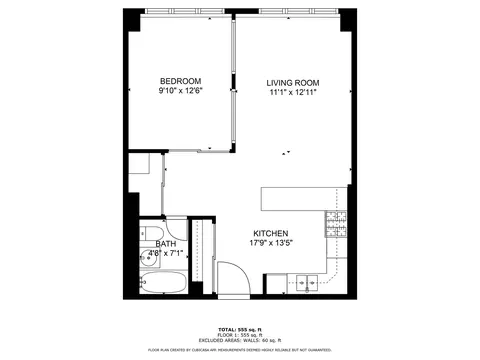 Floorplan - 400 E Randolph St #1016, Chicago, IL 60601 photo 1 of 1