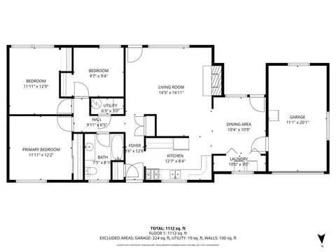 Floorplan - 1103 Lawrence Ave, Elgin, IL 60123 photo 1 of 1
