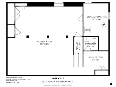 Floorplan - 302 E Hillside Ave, Barrington, IL 60010 photo 4 of 4