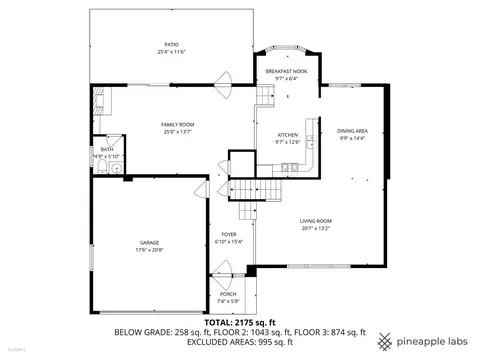 Floorplan - 147 Lance Dr, Des Plaines, IL 60016 photo 2 of 4