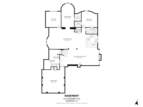Floorplan - 121 Hogarth Ln, Glencoe, IL 60022 photo 1 of 3
