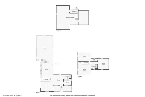 Floorplan - 115 State St, Maple Park, IL 60151 photo 1 of 3