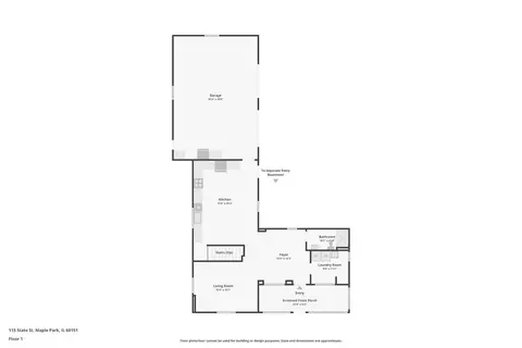 Floorplan - 115 State St, Maple Park, IL 60151 photo 3 of 3