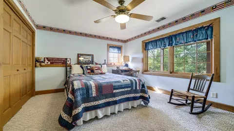 Bedroom - 5810 W Lightsville Rd, Leaf River, IL 61047 photo 5 of 6