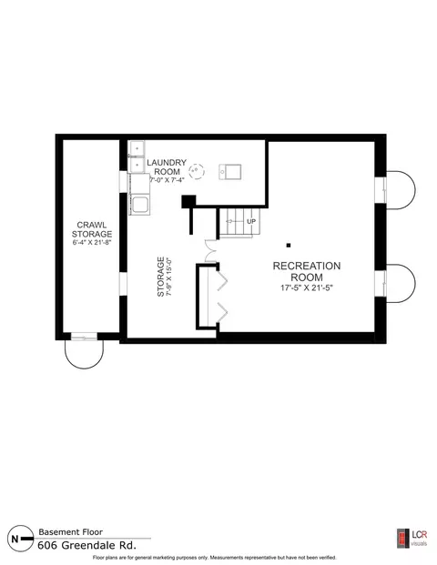 Floorplan - 606 Greendale Rd, Glenview, IL 60025 photo 3 of 3