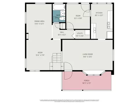 Floorplan - 17153 Burnham Ave, Lansing, IL 60438 photo 1 of 2