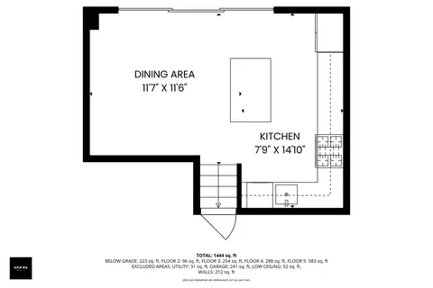 Floorplan - 8809 44th Pl, Brookfield, IL 60513 photo 4 of 6