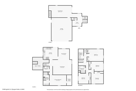 Floorplan - 21008 Apollo Cir, Olympia Fields, IL 60461 photo 1 of 1