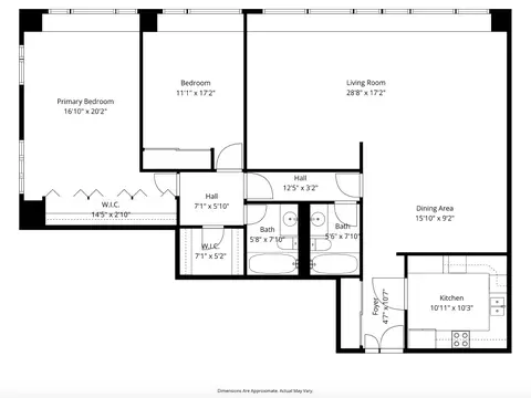 Floorplan - 175 E Delaware Pl #7008, Chicago, IL 60611 photo 1 of 1