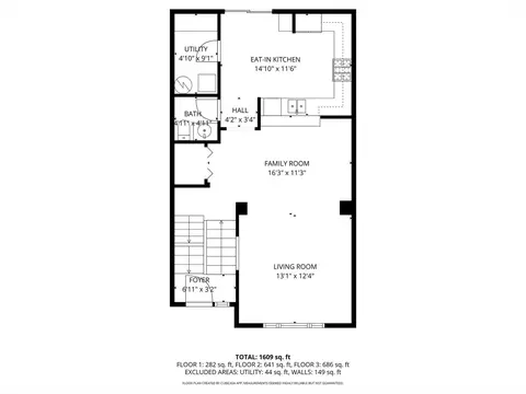 Floorplan - 2422 Oakfield Ct, Aurora, IL 60503 photo 2 of 4