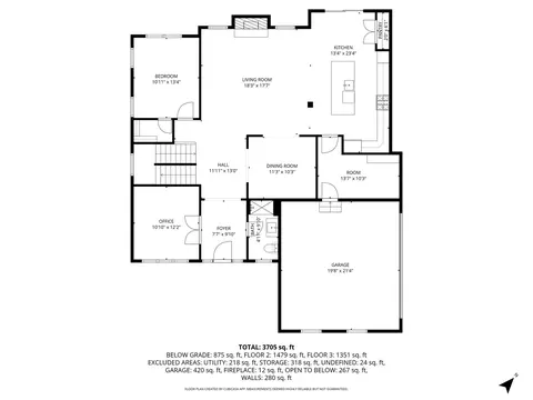 Floorplan - 3604 Harmony Cir, Elgin, IL 60124 photo 1 of 3