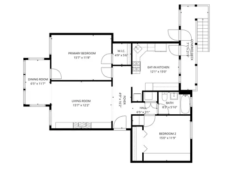 Floorplan - 747 W Brompton Ave #3, Chicago, IL 60657 photo 1 of 1
