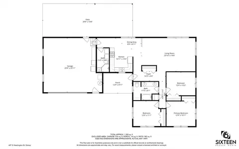 Floorplan - 407 S Washington St, Sidney, IL 61877 photo 1 of 1