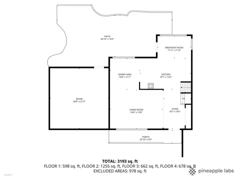 Floorplan - 325 Pine Ct, Naperville, IL 60540 photo 1 of 4