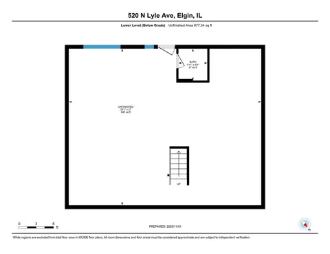 Floorplan - 520 N Lyle Ave, Elgin, IL 60123 photo 3 of 3