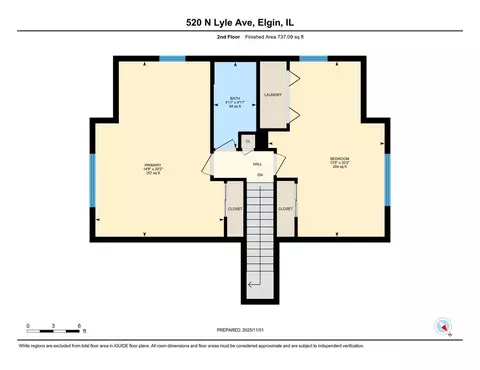 Floorplan - 520 N Lyle Ave, Elgin, IL 60123 photo 2 of 3