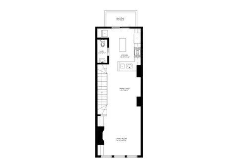 Floorplan - 232 E Cullerton St, Chicago, IL 60616 photo 2 of 4