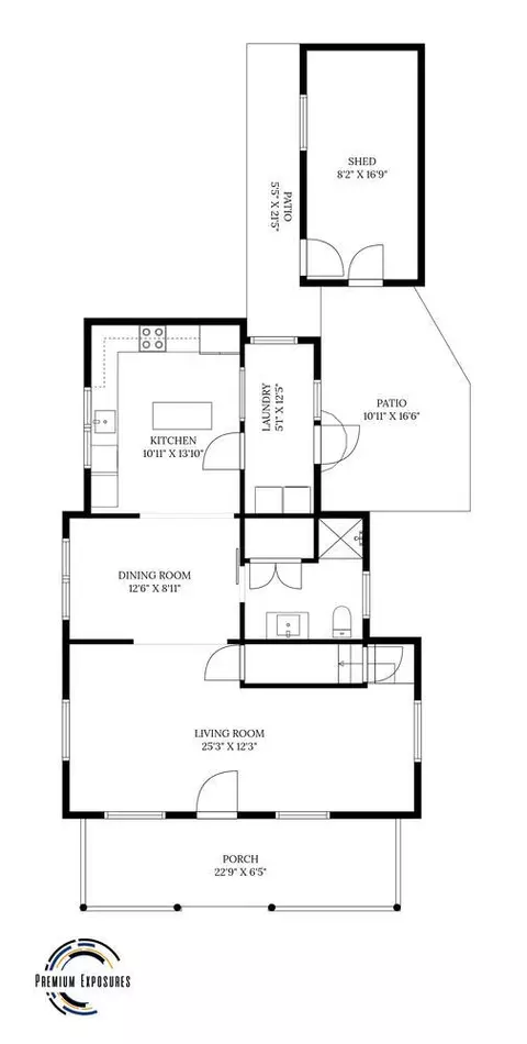 Floorplan - 105 E Illinois St, Mansfield, IL 61854 photo 1 of 2