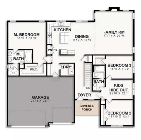 Floorplan - 993 Spring St, Manteno, IL 60950 photo 1 of 1