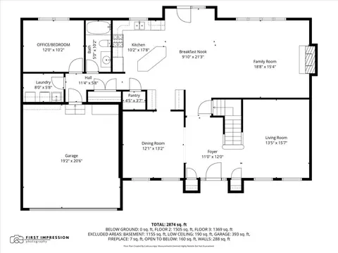 Floorplan - 2538 Needham Ct, Aurora, IL 60503 photo 1 of 4
