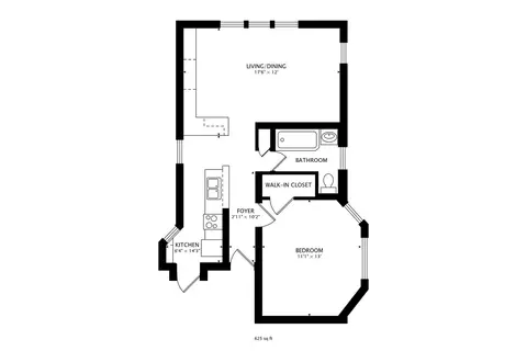 Floorplan - 1633 E Hyde Park Blvd #2D, Chicago, IL 60615 photo 1 of 1