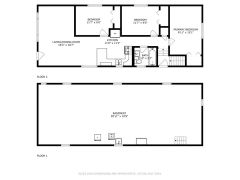Floorplan - 3052 E 97th St, Chicago, IL 60617 photo 2 of 3