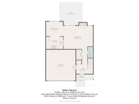 Floorplan - 911 Old Oak Cir, Algonquin, IL 60102 photo 1 of 3