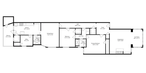 Floorplan - 5522 S Everett Ave #3S, Chicago, IL 60637 photo 1 of 1