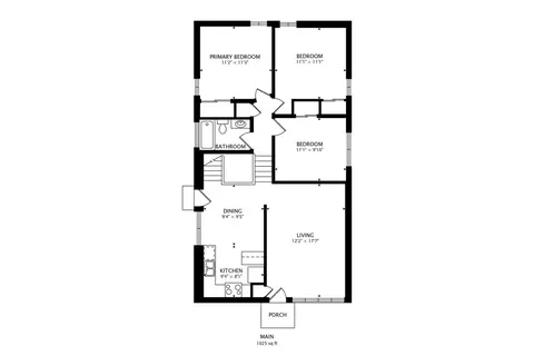 Floorplan - 7843 Massasoit Ave, Burbank, IL 60459 photo 2 of 3