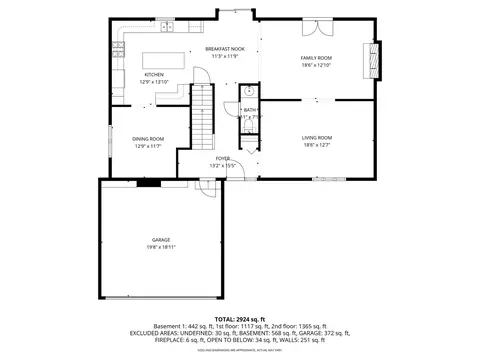 Floorplan - 515 Cimarron Dr W, Aurora, IL 60504 photo 2 of 4