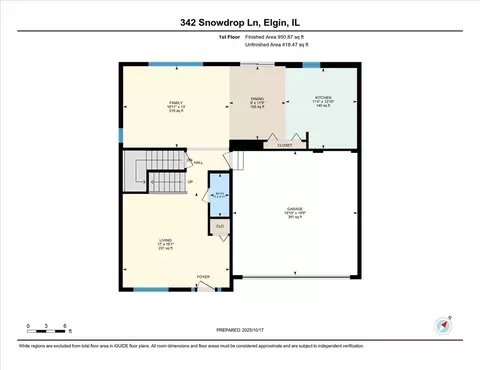 Floorplan - 342 Snow Drop Ln, Elgin, IL 60124 photo 1 of 3