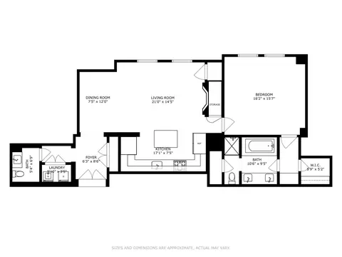 Floorplan - 159 E Walton Pl #6B, Chicago, IL 60611 photo 1 of 1